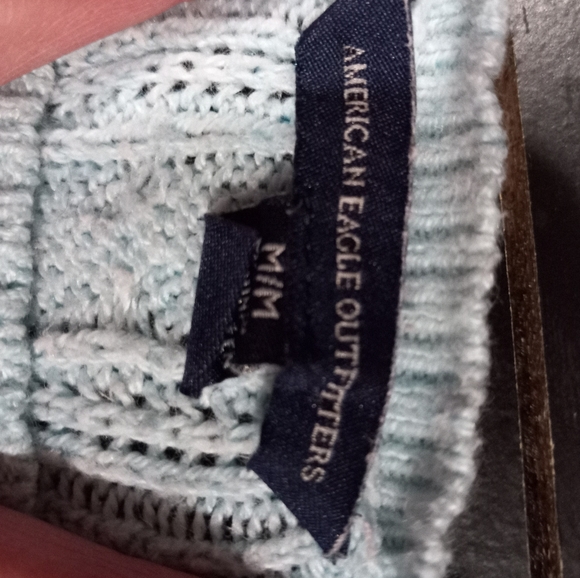 Light Blue American Eagle nit sweater size M - Picture 4 of 4